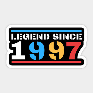 Legend Since 1997 Sticker